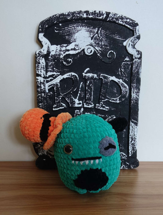 Grognon le Monstrichou : Vos nuits seront remplies de câlins monstrueusement doux ! 💚